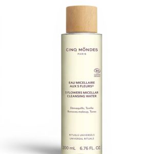 eau micellaire nettoyant visage cinq mondes