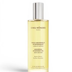 Huile Universelle Ayurvedique Cinq Mondes huile corps cheveux